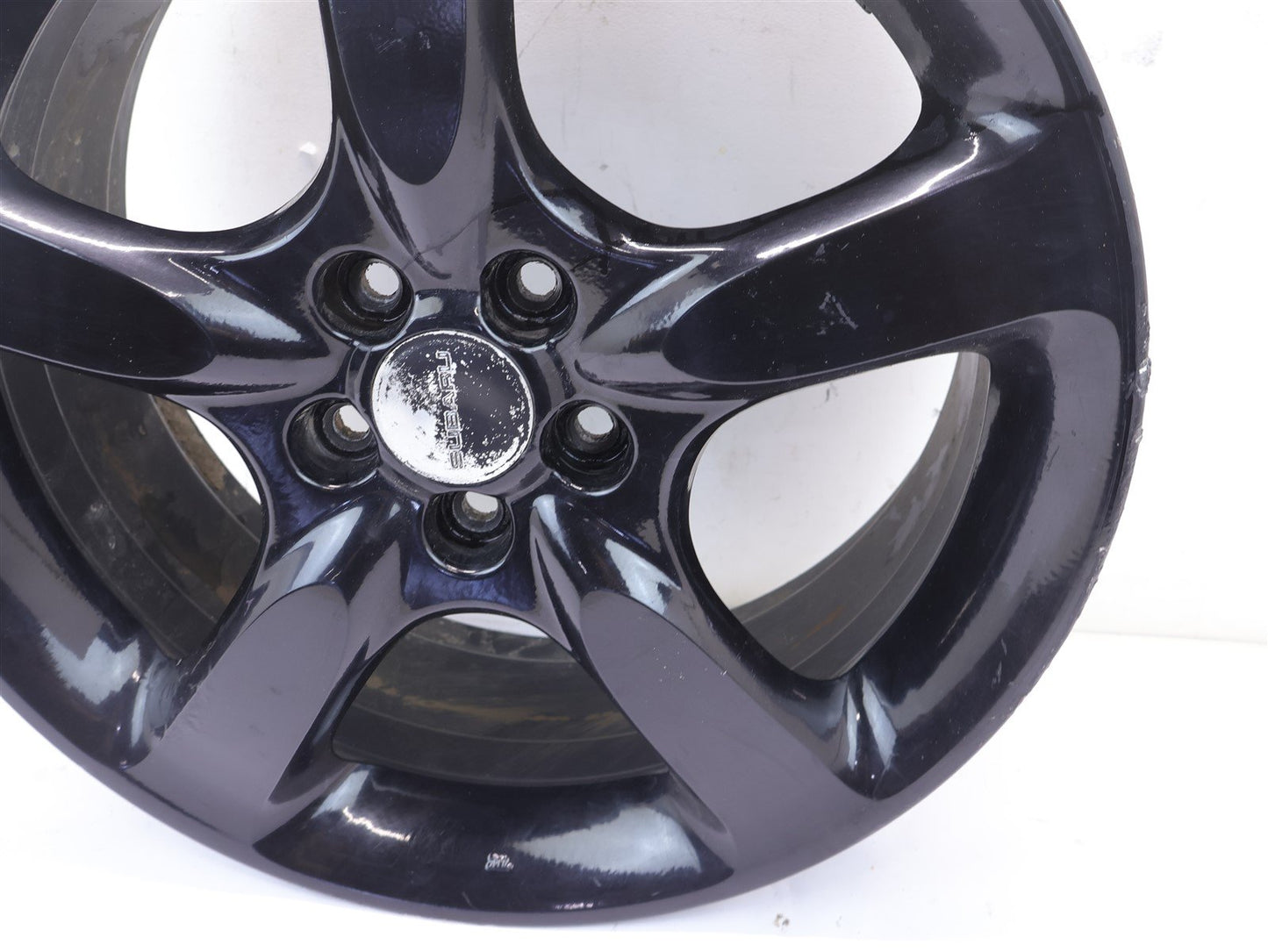 2008-2009 Subaru Legacy Wheel 17 x 7 Alloy 17" 08-09 OEM 5 Spoke Painted Black