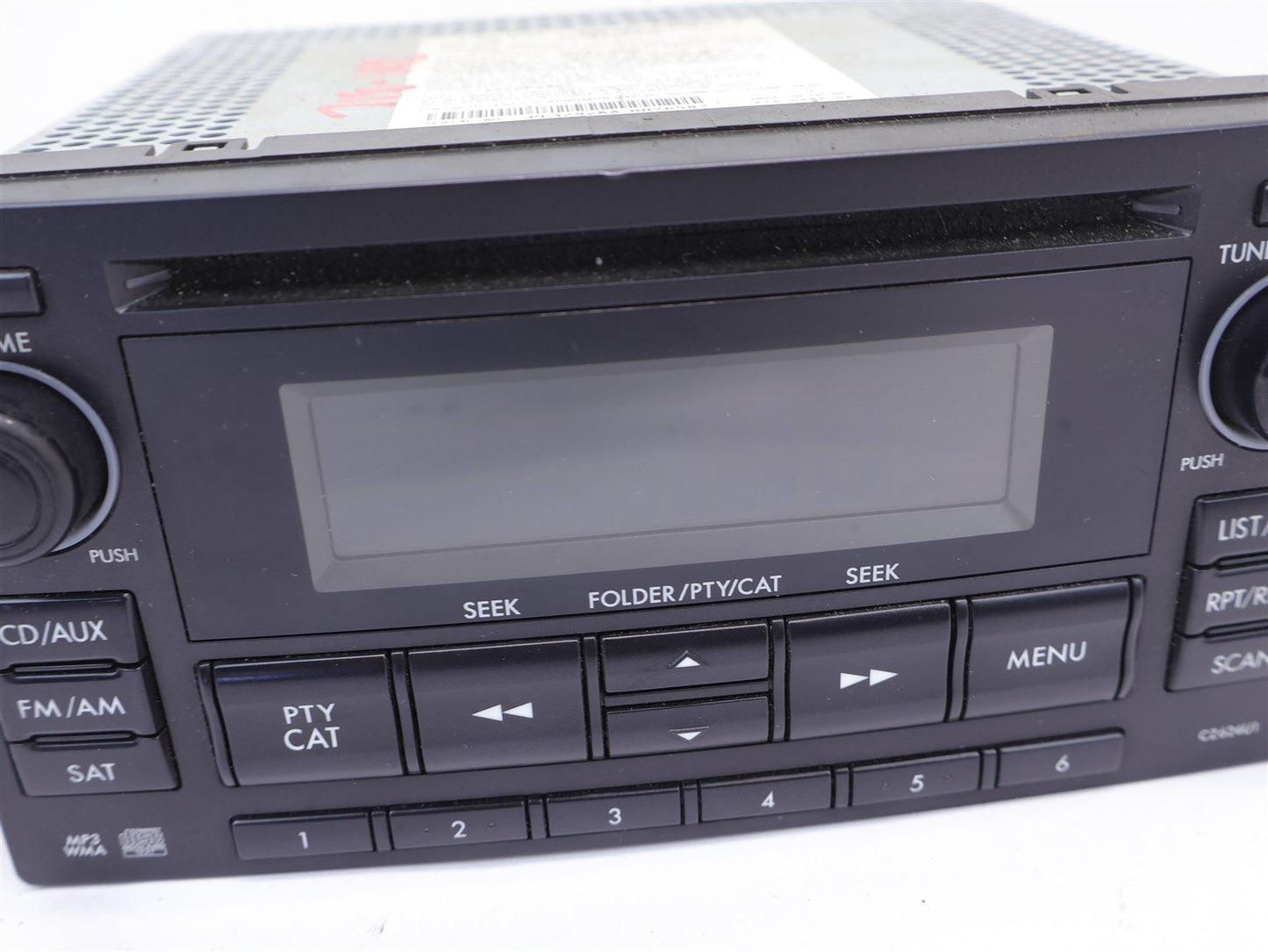2011 2012 2013 2014 Subaru WRX & STI Radio Single Disc CD MP3 Player 86201FG620