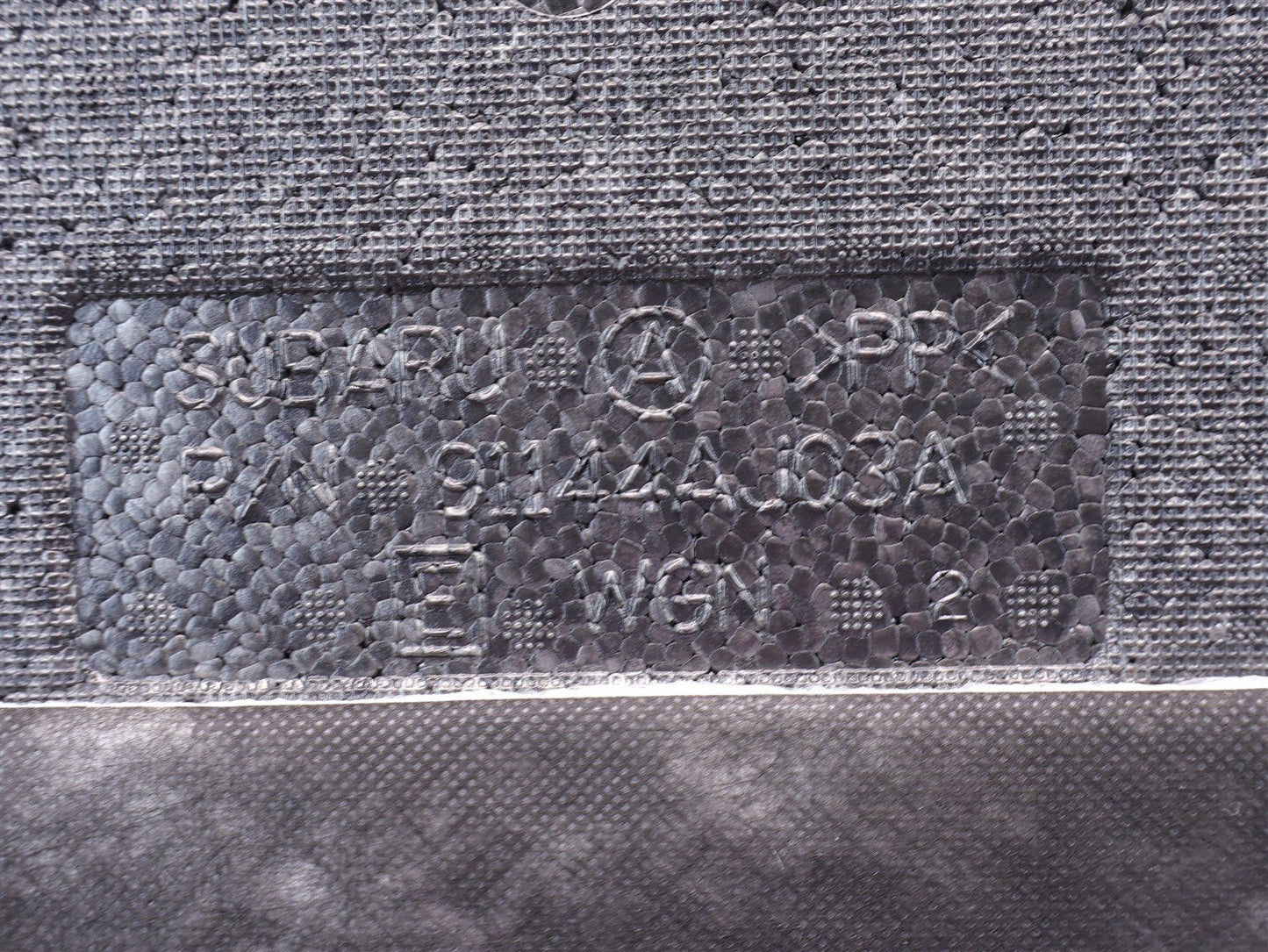 2012 Subaru Outback Trunk Spare Tire Cover Panel Organizer Tray Foam 2010-2014