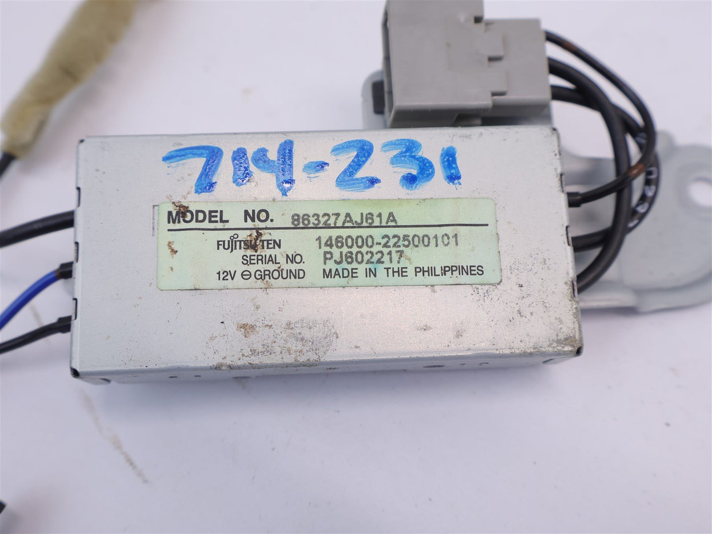 10-14 Subaru Outback Radio Antenna Amplifier Module Box 86327AJ61A 2010-2014