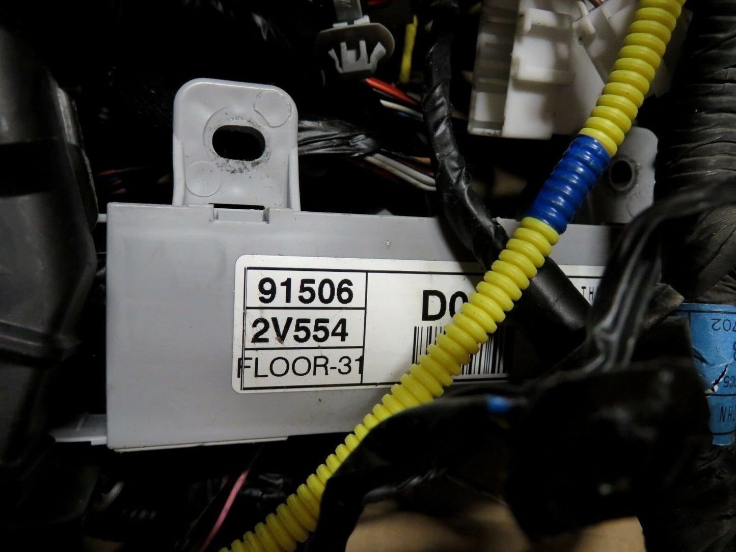 13 Hyundai Veloster Turbo Floor Interior Wiring Harness 91506-2V554 OEM 2013