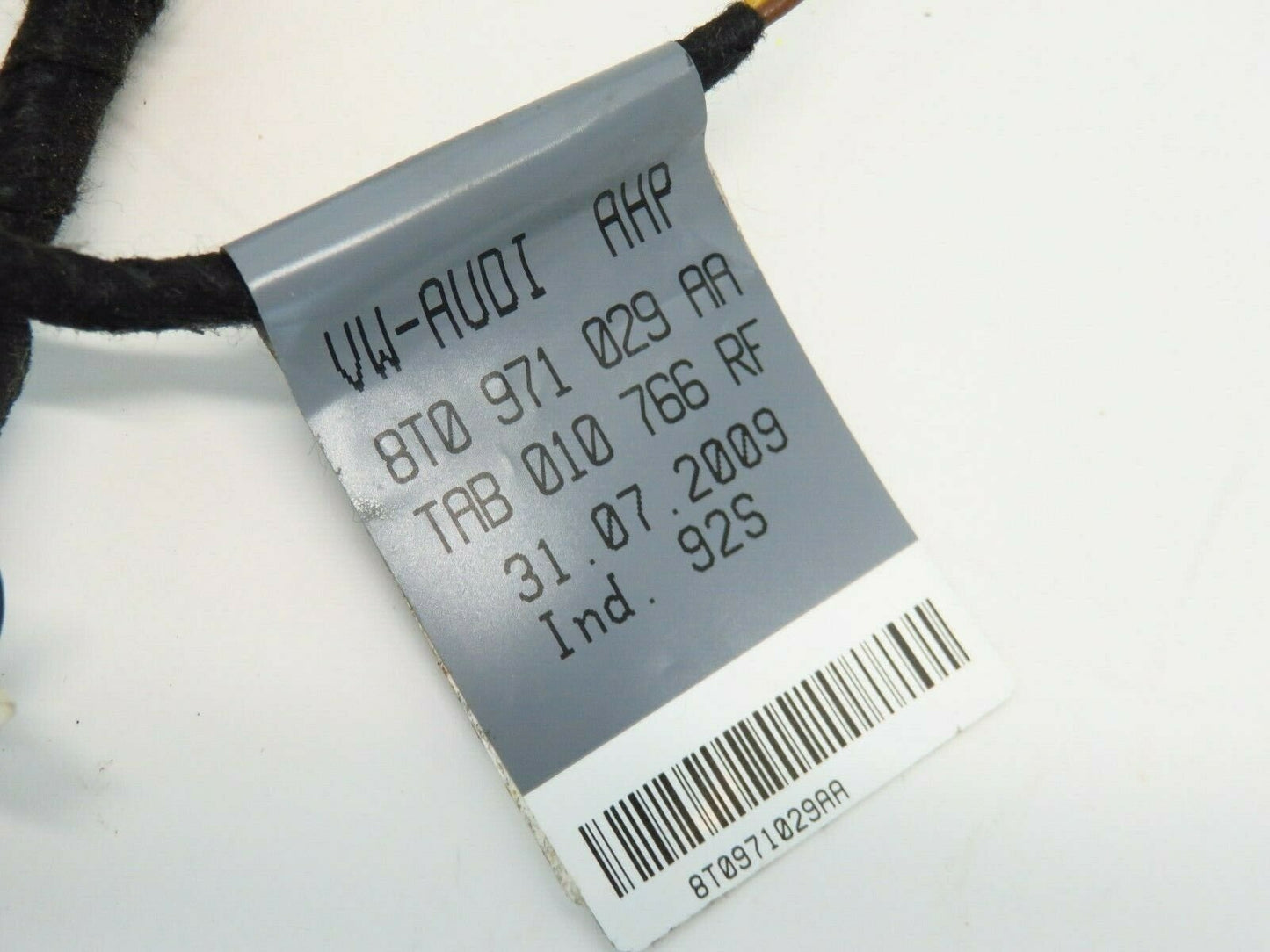 10-16 Audi A5 Driver Front Door Wiring Harness LH Left 8T0971029AA 2008-2016
