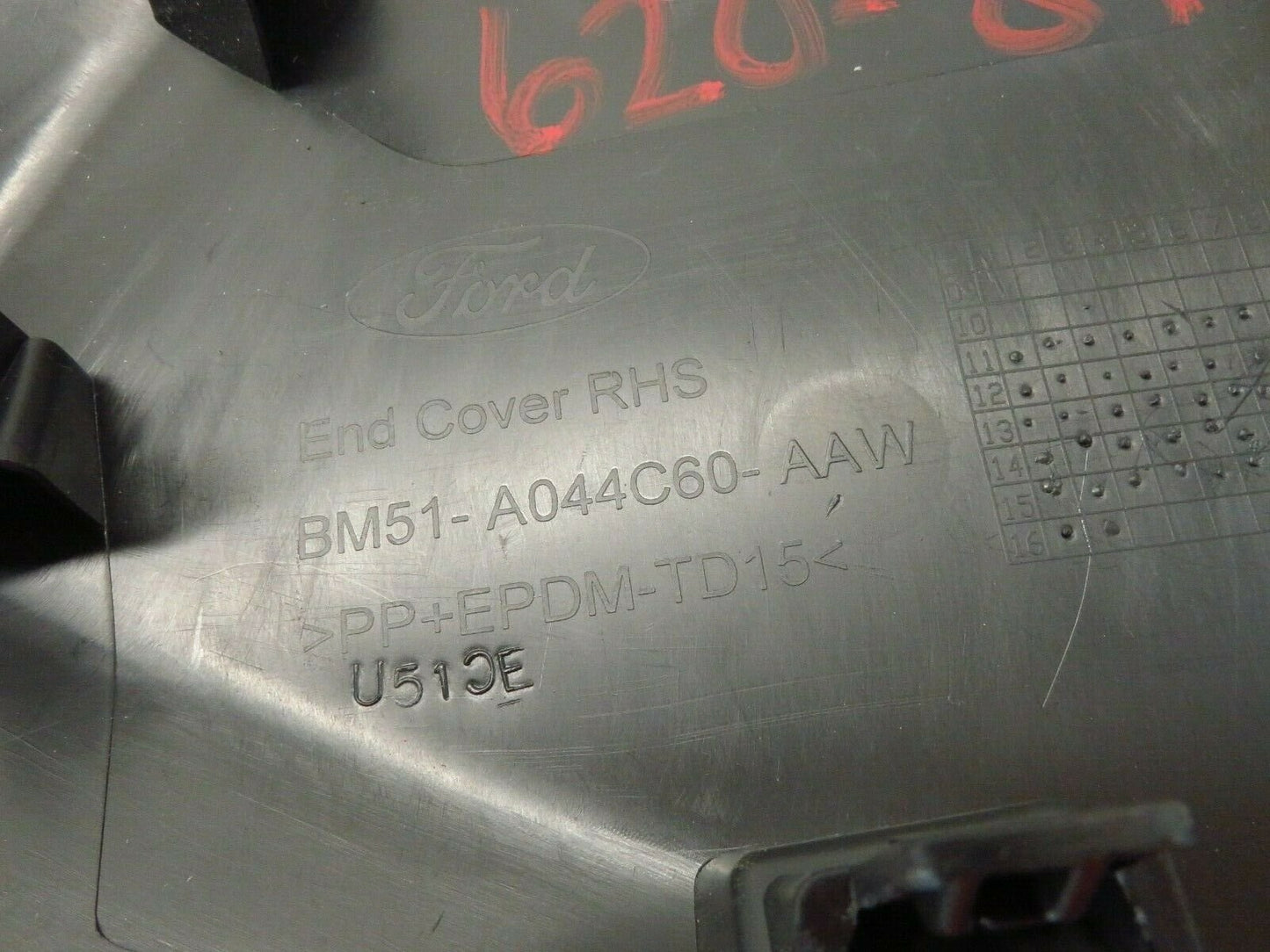 2012-2018 Ford Focus ST Passenger Dash End Cap Cover Trim BM51-A044C60-AAW 12-18