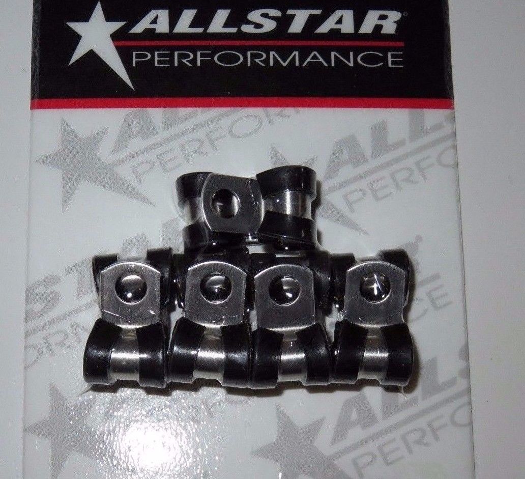Allstar Performance Rubber Cushioned Aluminum Line Clamp 3/8" 10 pack All18302