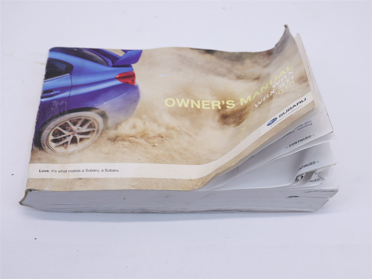 2016 Subaru WRX / WRX STI Owners Manual Booklet Book 16