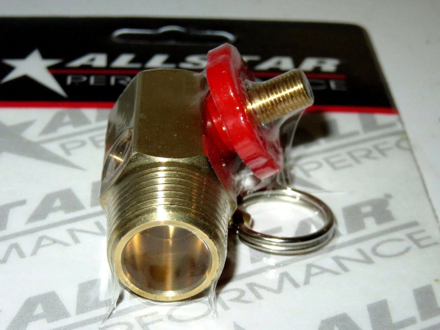 AllStar Performance Compressed Air Tank Manifold Shut Off Valve Fill Port Schrader