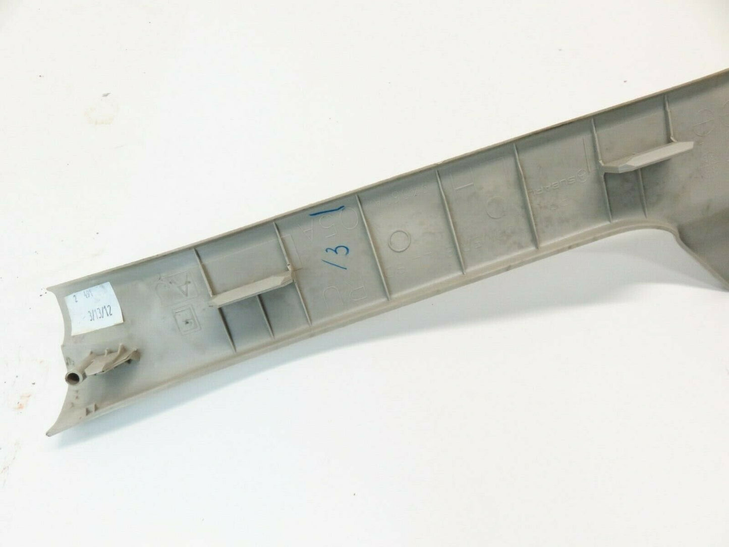 10-14 Subaru Legacy & Outback Driver Rear Door Sill Retainer Trim LH 94061AJ05A