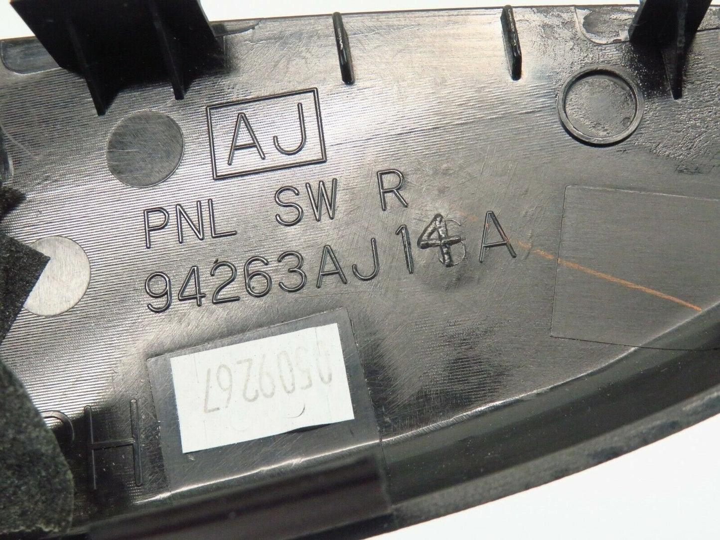 2010-2014 Subaru Legacy Outback Passenger Rear Door Switch Trim RH Right 10-14