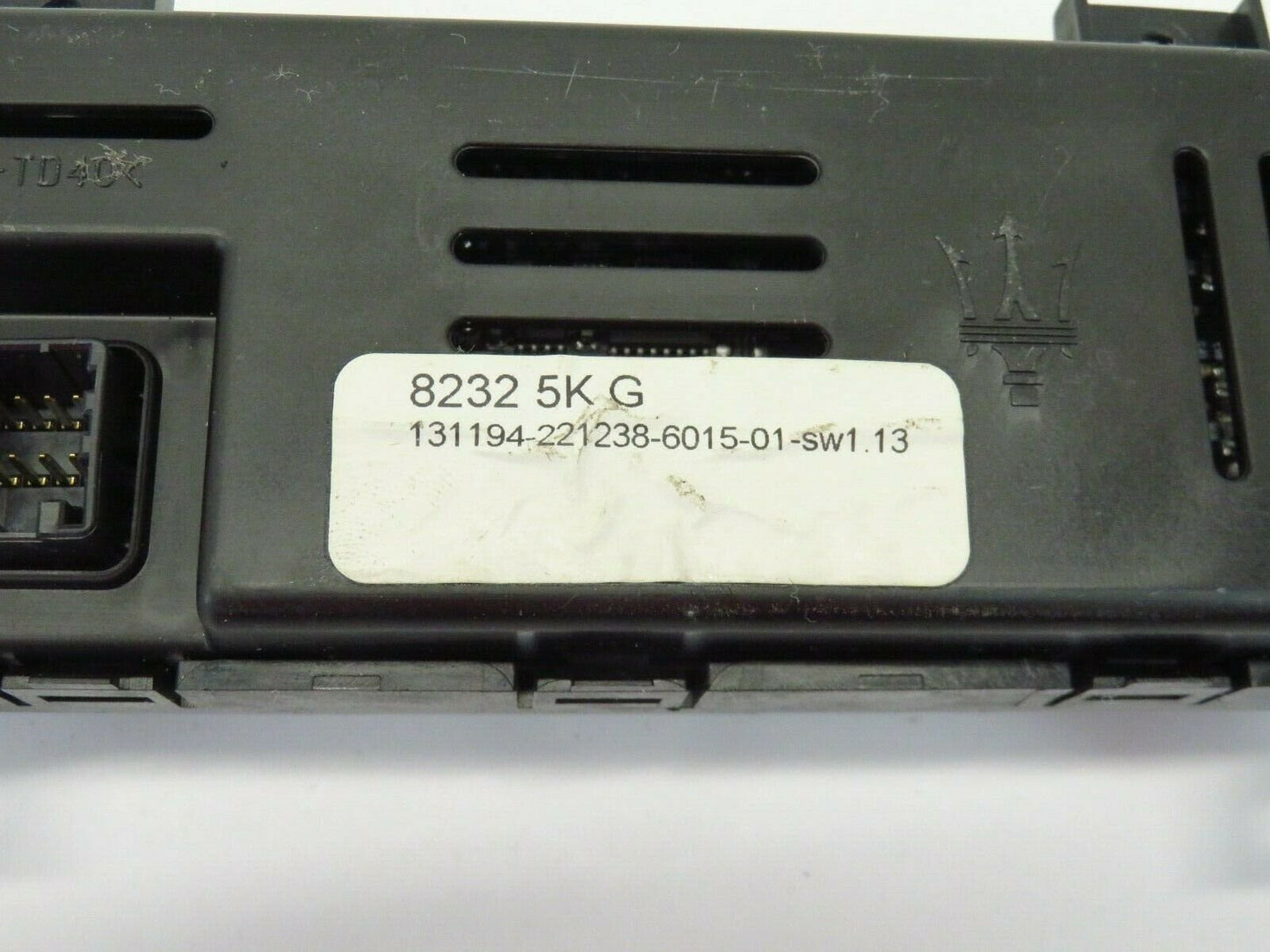 2006 Maserati Quattroporte REAR Climate Control Temperature AC Heat Switch 05-08