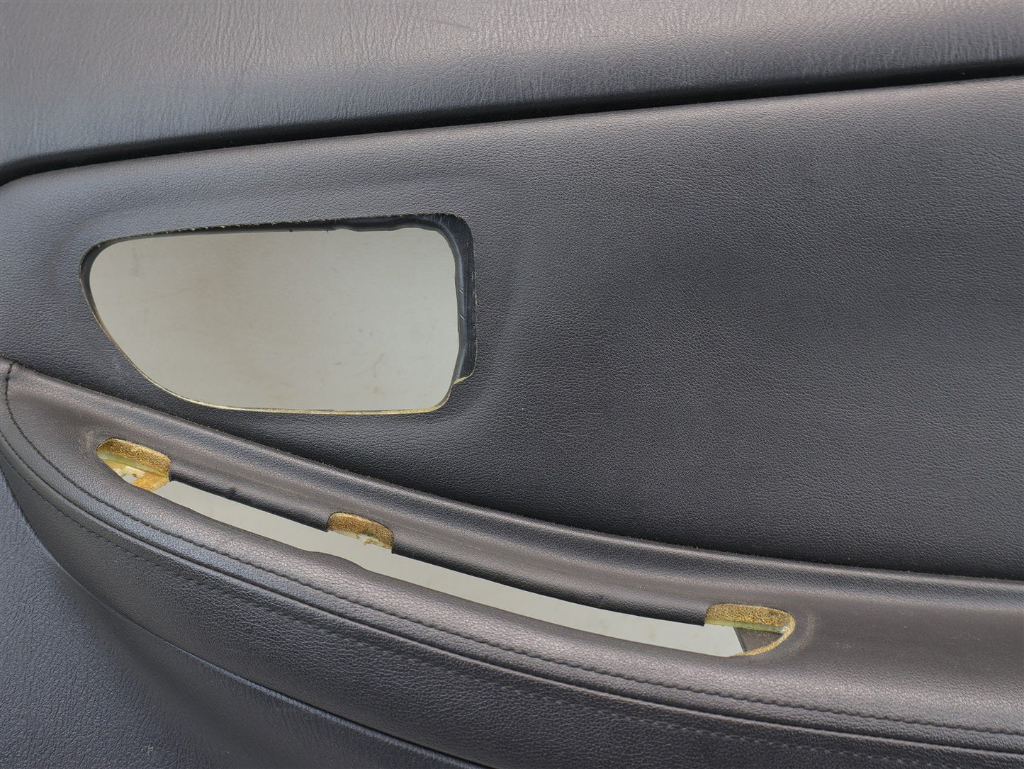 2006-2007 Subaru Impreza WRX Passenger Rear Door Panel Card LH Black Leather RH