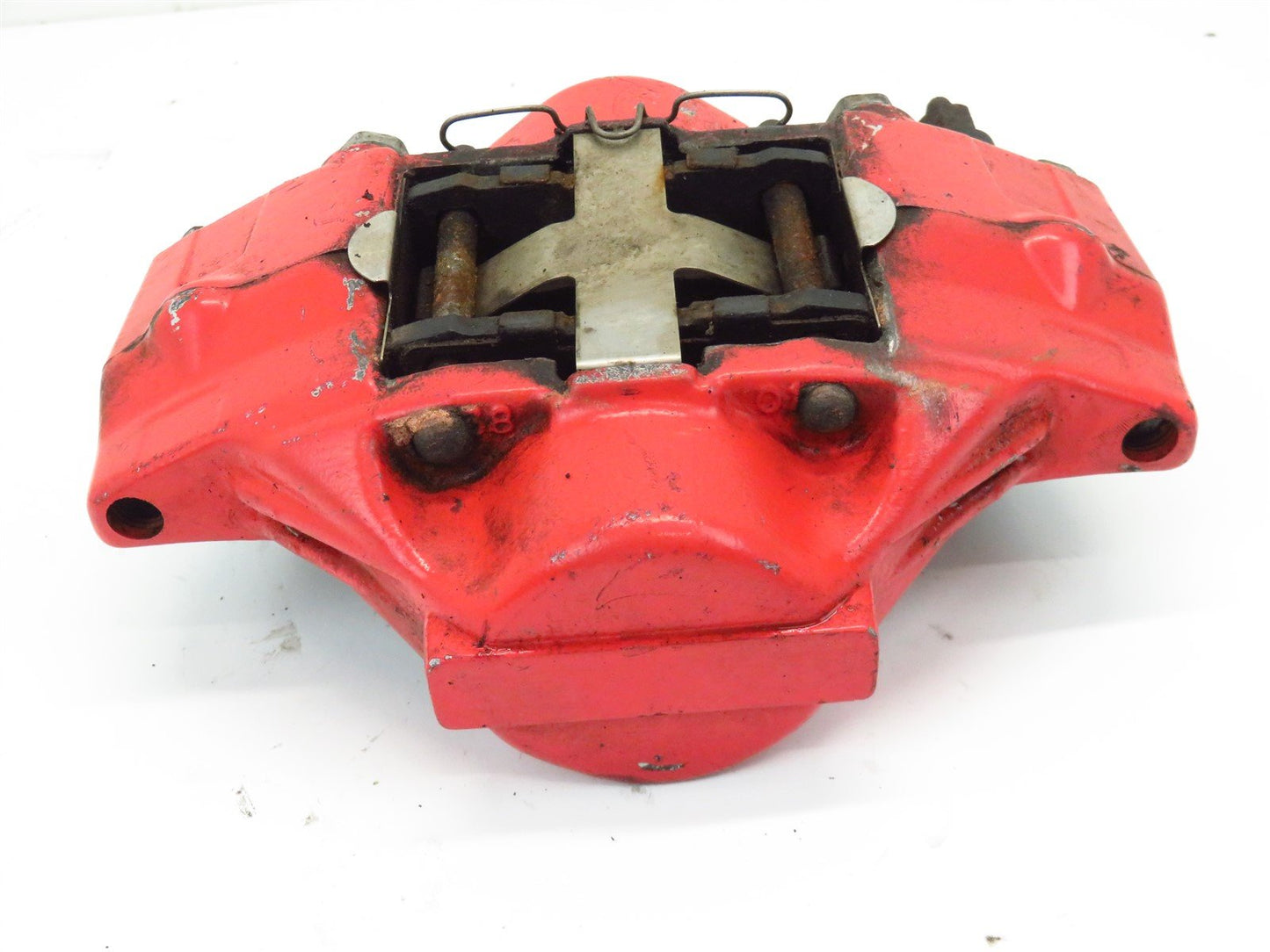 2006-2007 Subaru Impreza WRX Passenger Rear Brake Caliper Red RH OEM 06-07