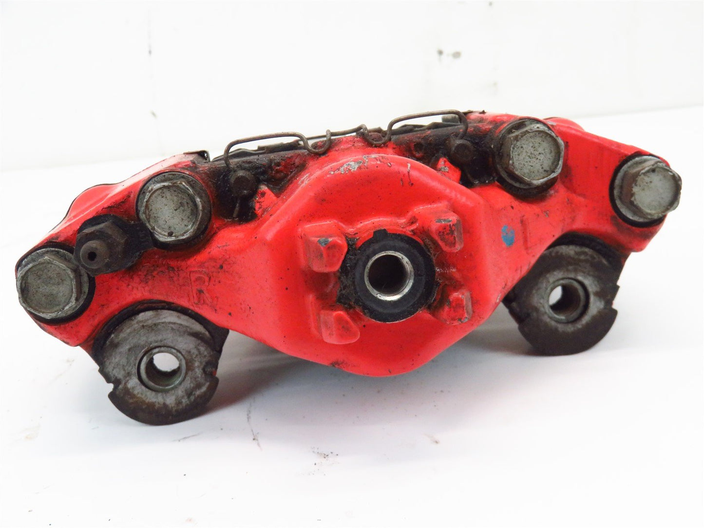 2006-2007 Subaru Impreza WRX Passenger Rear Brake Caliper Red RH OEM 06-07