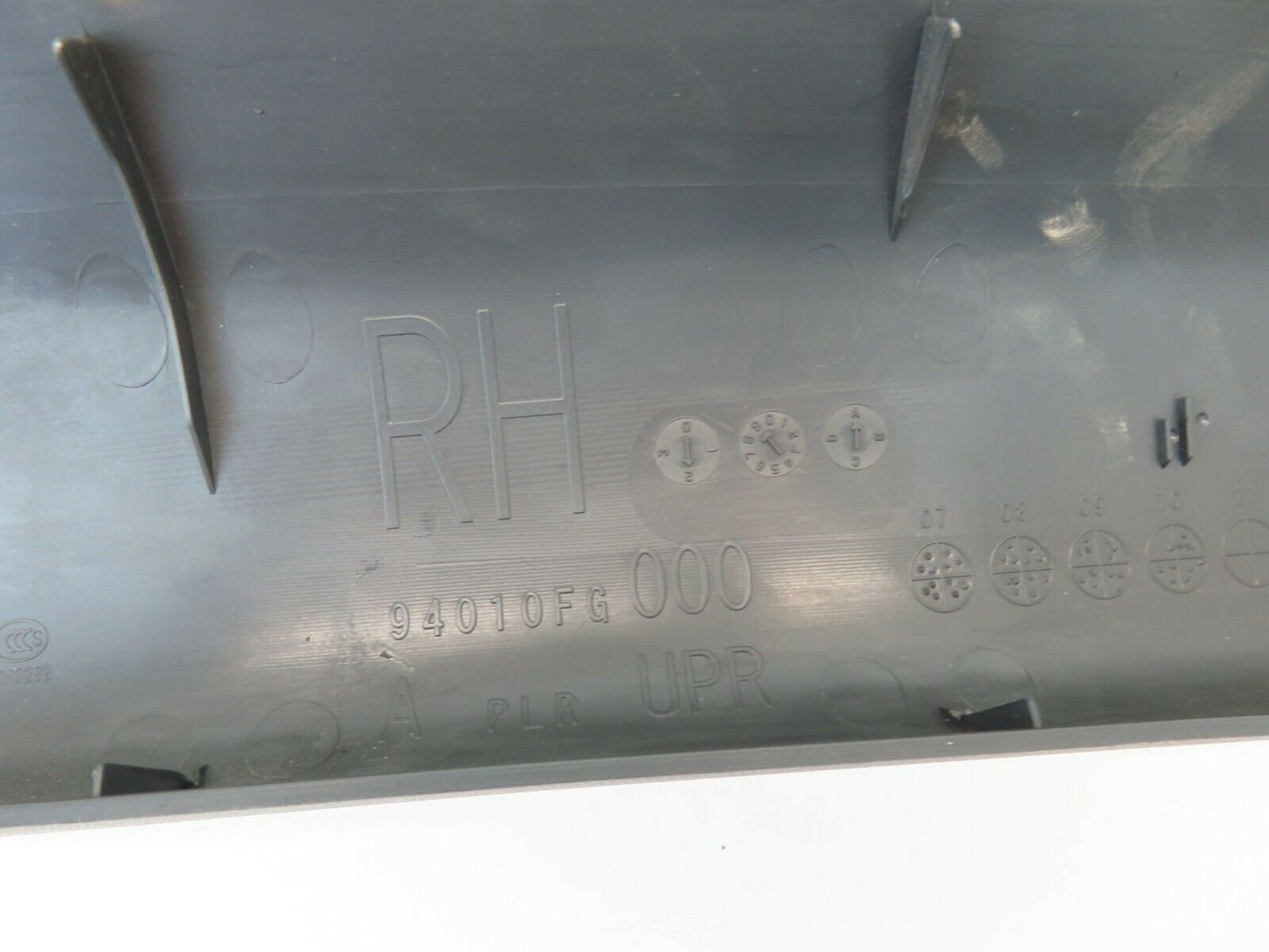 2008-2014 Subaru WRX STI Passenger A Pillar Trim Panel Cover RH Black 08-14