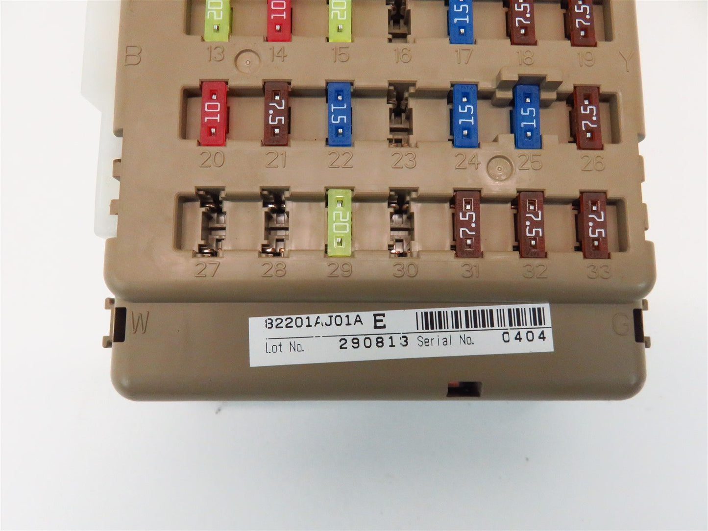 2014 Subaru Outback Fuse Block Box Junction 82201AJ01A Dashboard Interior 13-14