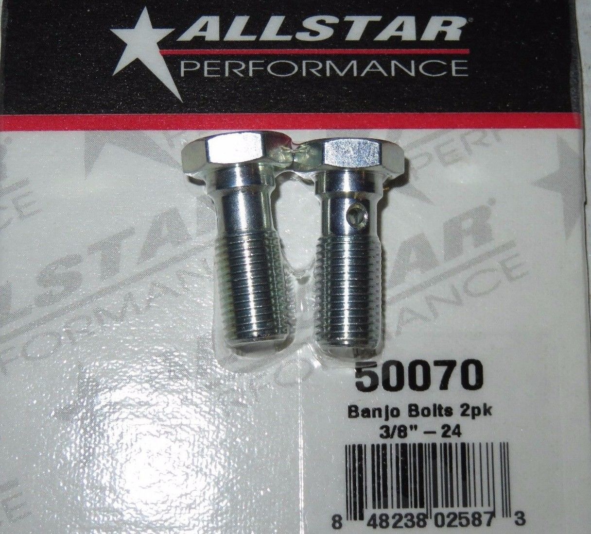 Allstar Performance Banjo Bolt Fitting 3/8" -24 Thread 2pk ALL50070