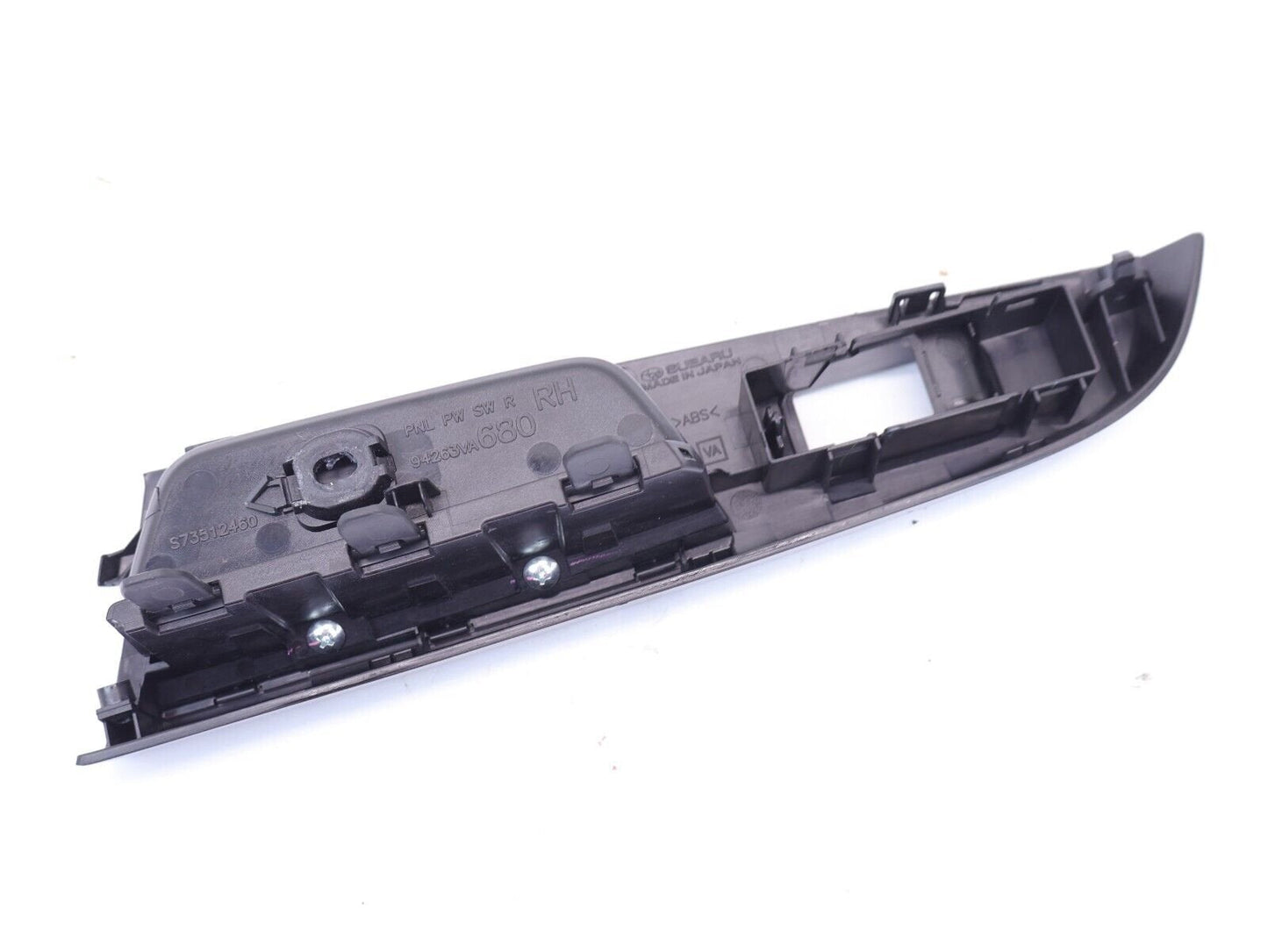 2019-2020 Subaru WRX Rear Door Window Switch Trim Bezel RH Passenger 94263VA680