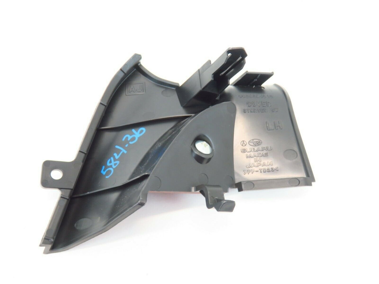 2010-2014 Subaru Outback Dash Starter Switch Cover Woodgrain Trim 66242AJ010