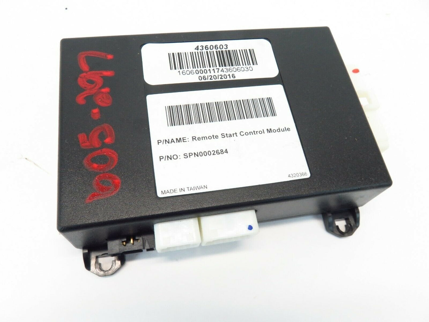 2017 Subaru Outback Remote Start Control Module SPN0002684 OEM 17
