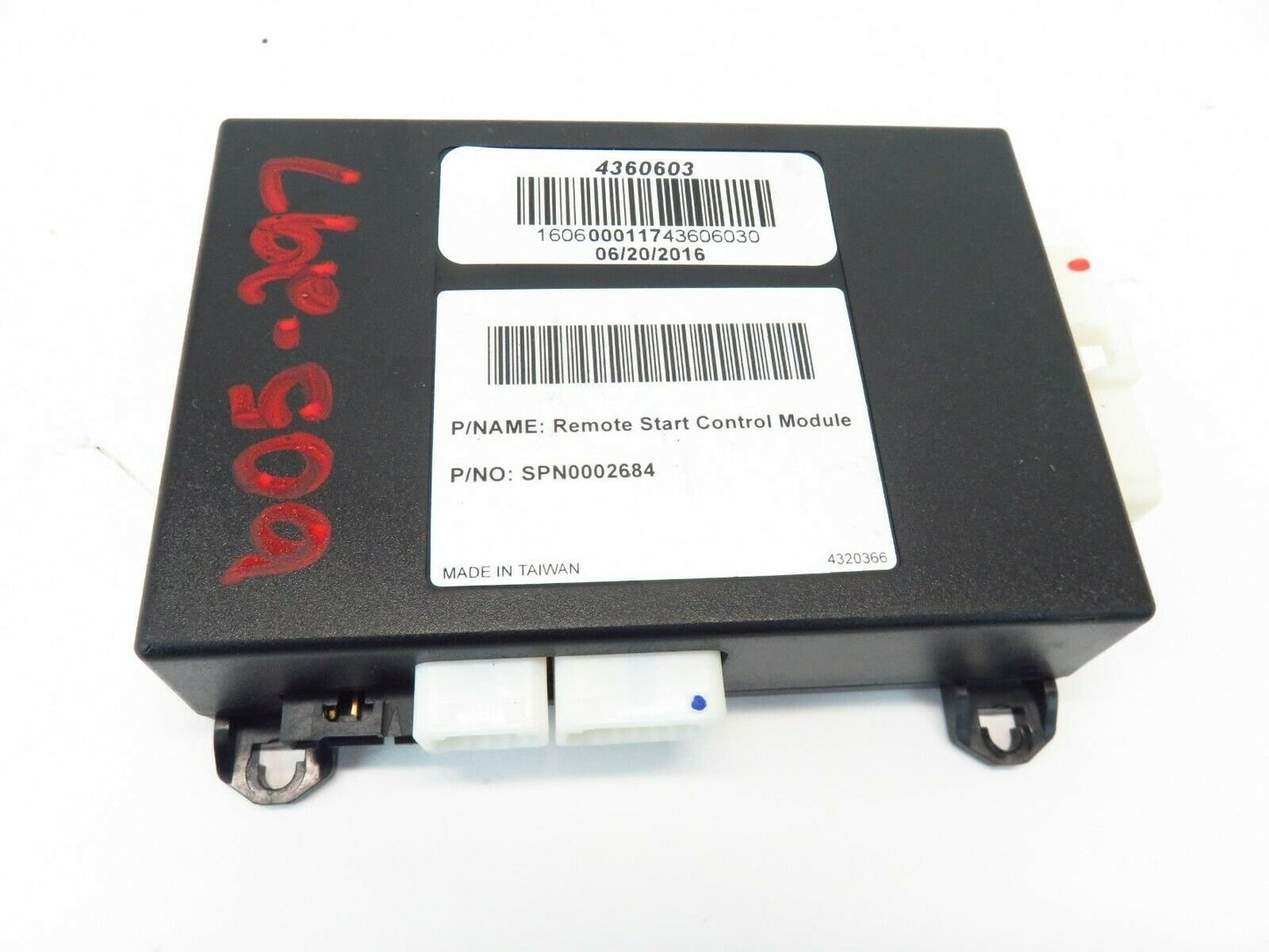 2017 Subaru Outback Remote Start Control Module SPN0002684 OEM 17