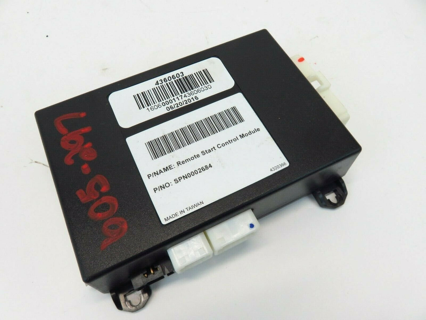 2017 Subaru Outback Remote Start Control Module SPN0002684 OEM 17