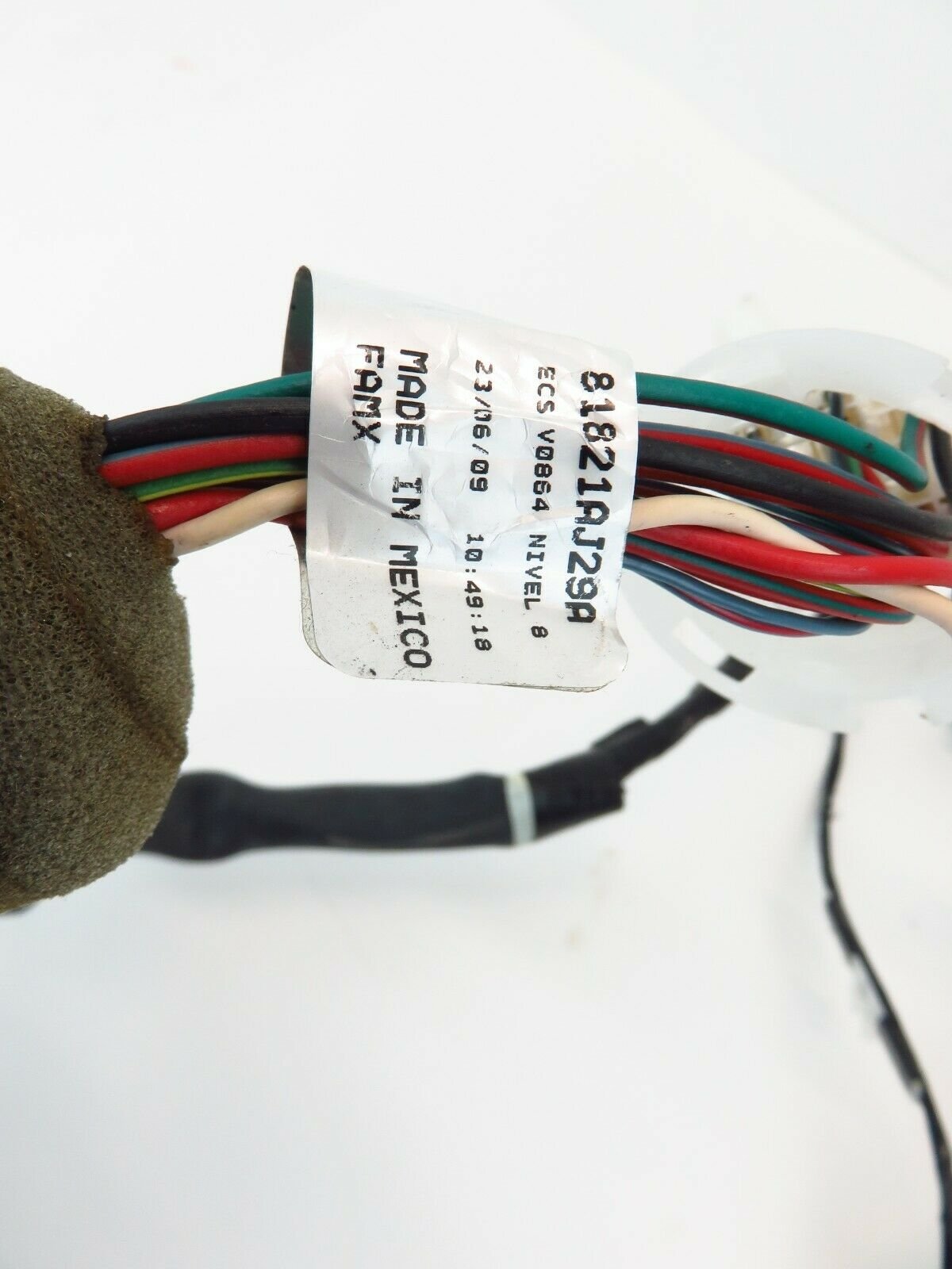 2010 Subaru Legacy Outback Passenger Front Door Wiring Harness 10 RH 81821AJ29A