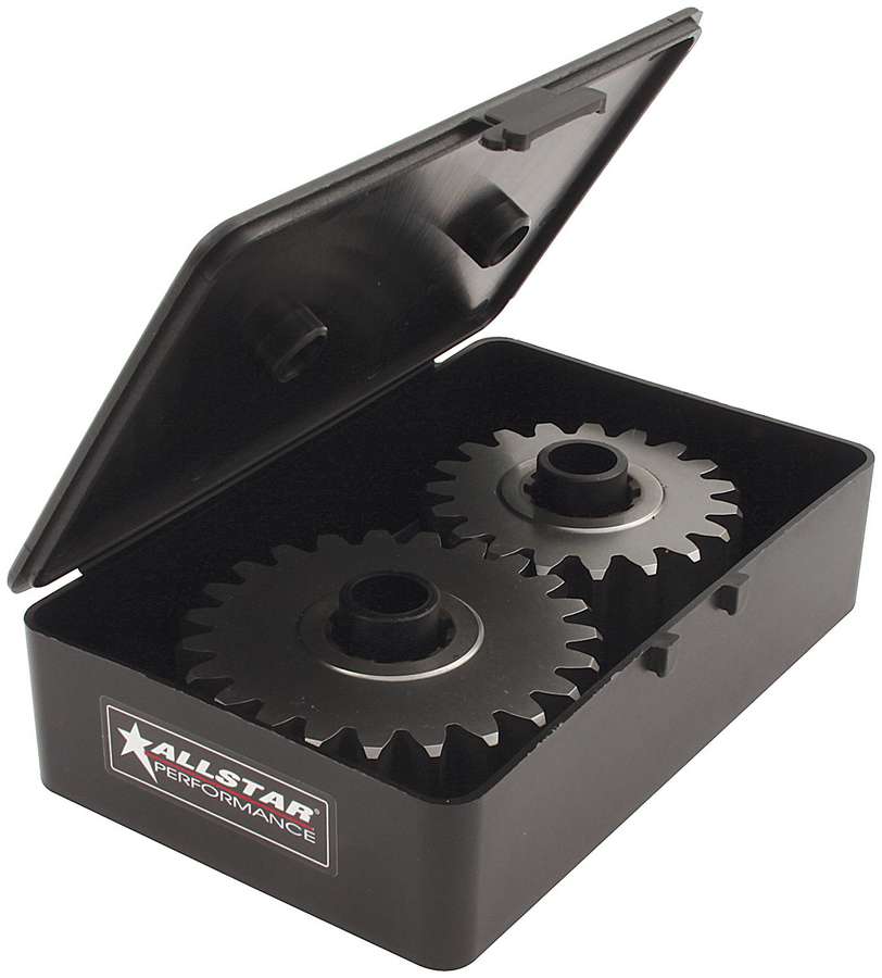 Allstar Performance Quick Change Rear End Gear Plastic Storage Case Tote - Black