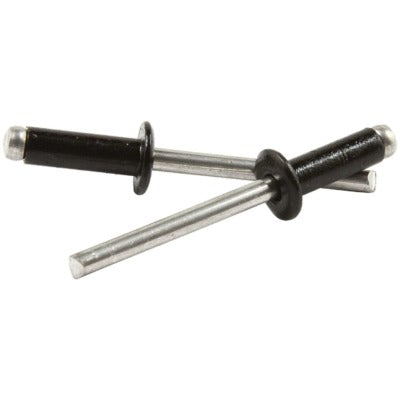 Allstar 3/16 Aluminum Mandrel Pop Rivet Small Head Black 250 Box 1/4" to 3/8" ALL18128