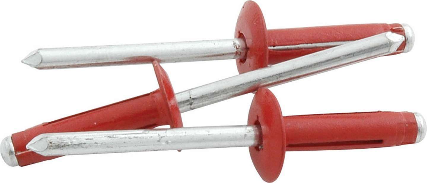Allstar Performance Pop Rivets 3/16 Aluminum Mandrel Medium Tri-Fold 1/16 - 3/8" Red 250