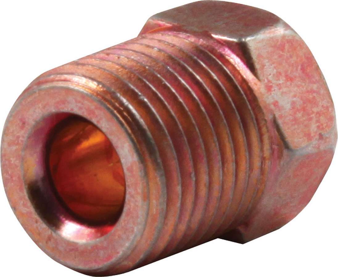 Allstar Performance 3/16" Line Inverted 7/16" -24 Flare Nut Fitting Steel Red 2 Pack ALL50113