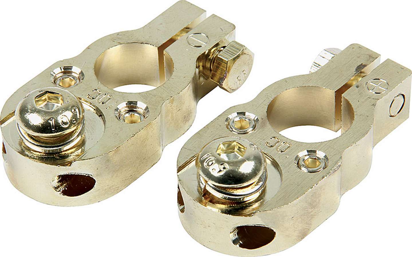 Allstar Performance 24k Gold Plated Brass Battery Terminals ALL76120