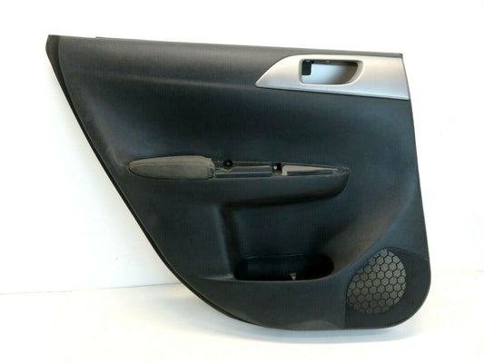 08-10 Subaru Impreza WRX STI Driver Rear Door Card Panel Trim Cover LH 2008-2010