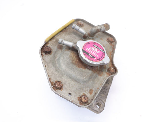 2002-2005 Subaru Impreza WRX Coolant Expansion Tank Engine Metal Reservoir 02-05