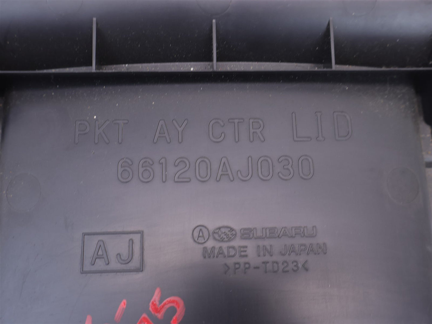 2010-2014 Subaru Legacy & Outback Center Console Storage Compartment 66120AJ030