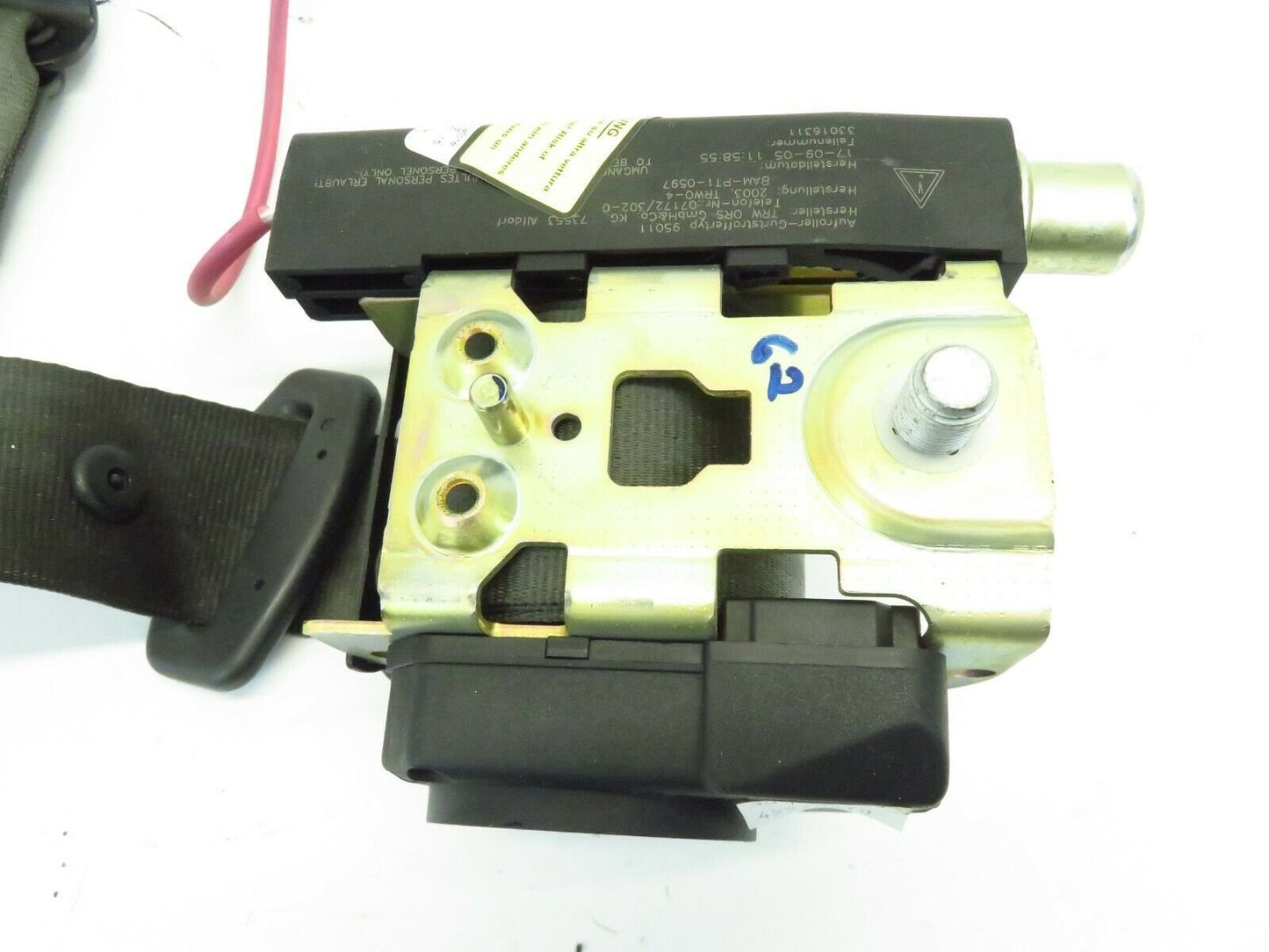 2003-2007 Maserati Quattroporte Driver REAR Seat Belt Retractor LH M139 03-07