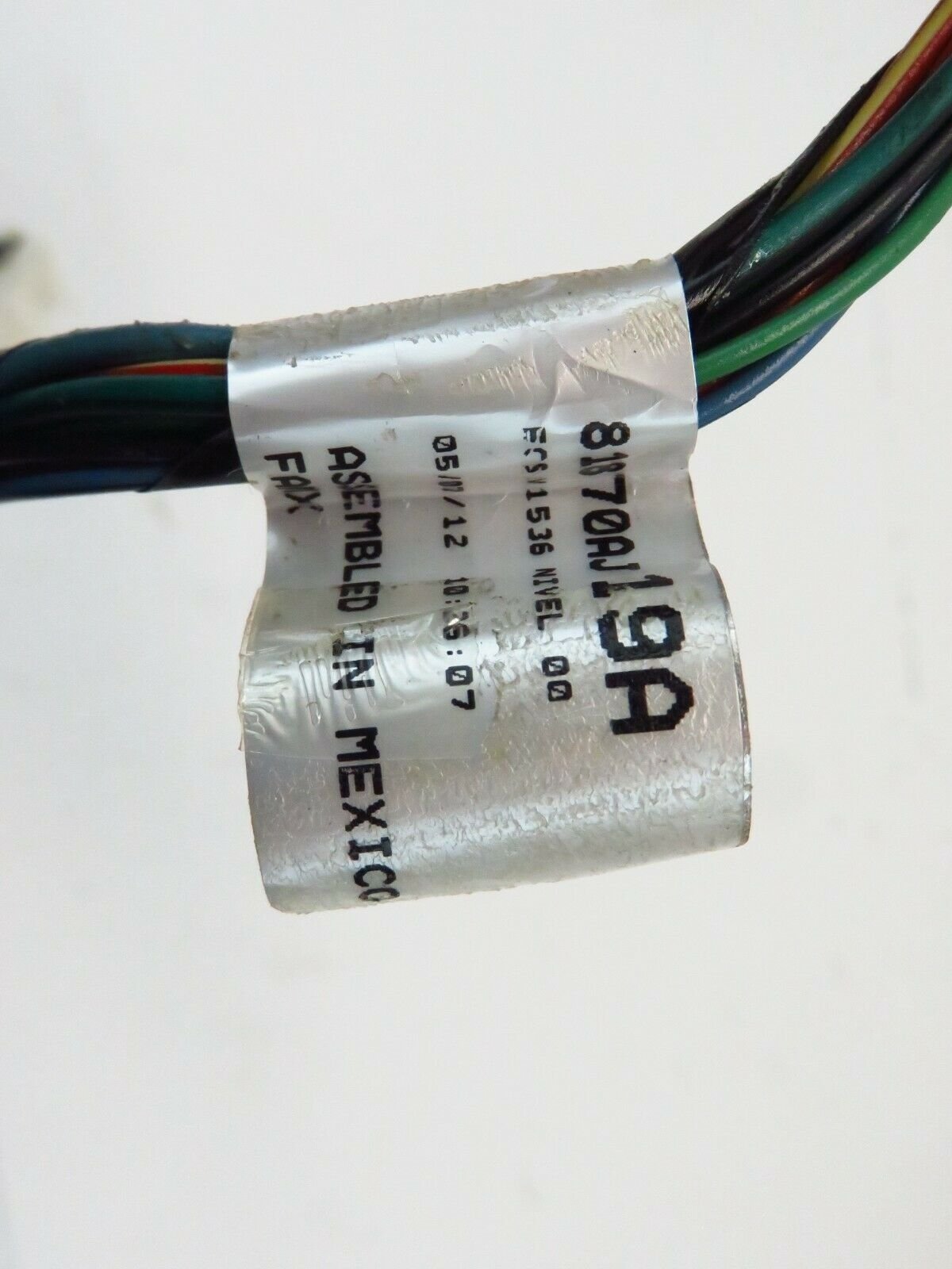 2013-2014 Subaru Outback Passenger Front Door Switch Wiring Harness 81870AJ19A