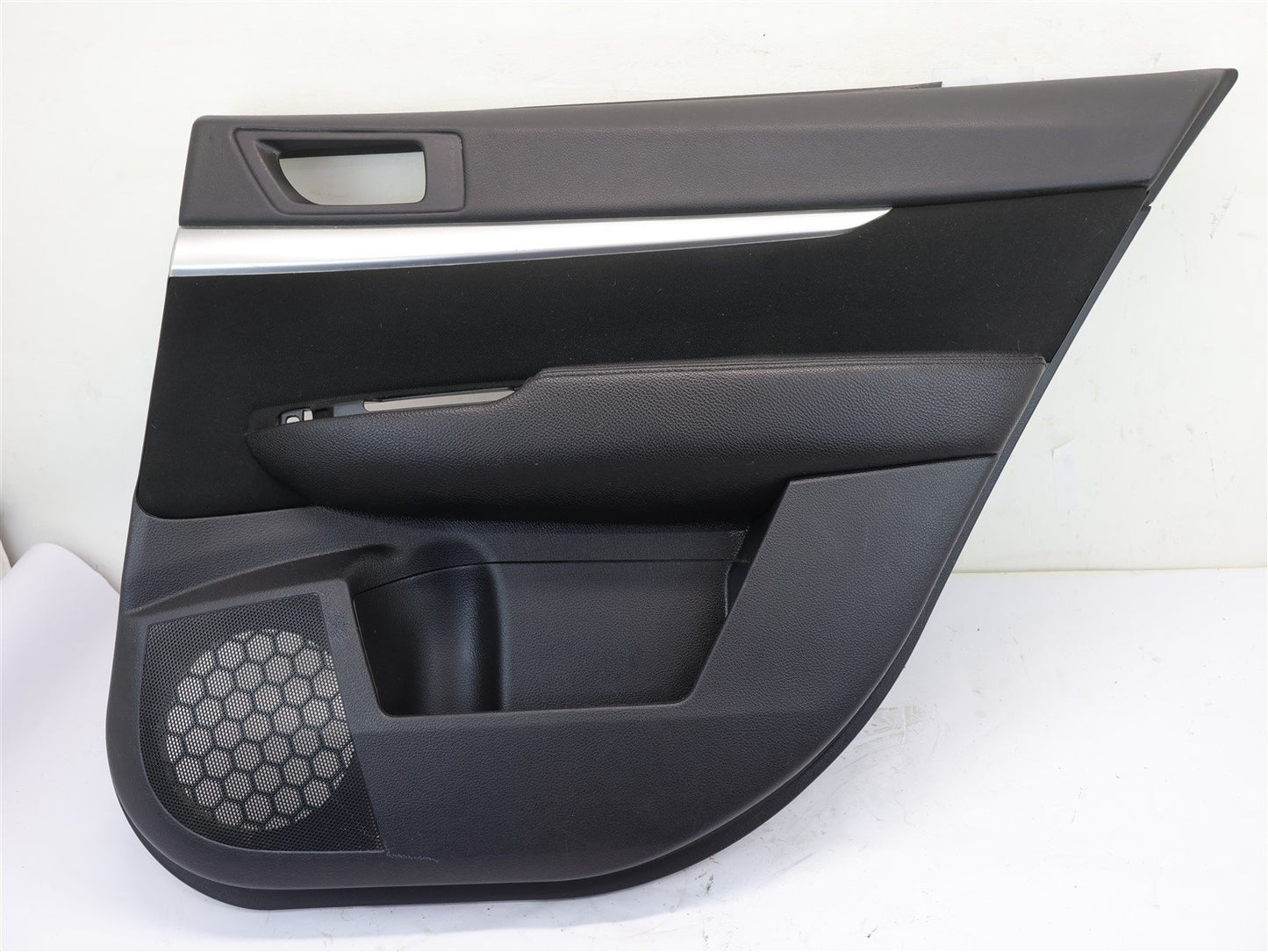 2014 Subaru Outback Passenger Rear Door Card Panel Trim Back RH Black OEM 13-14