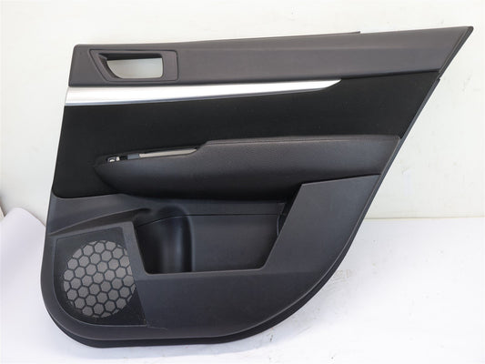 2014 Subaru Outback Passenger Rear Door Card Panel Trim Back RH Black OEM 13-14