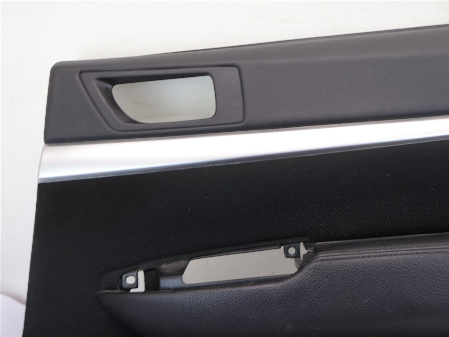 2014 Subaru Outback Passenger Rear Door Card Panel Trim Back RH Black OEM 13-14