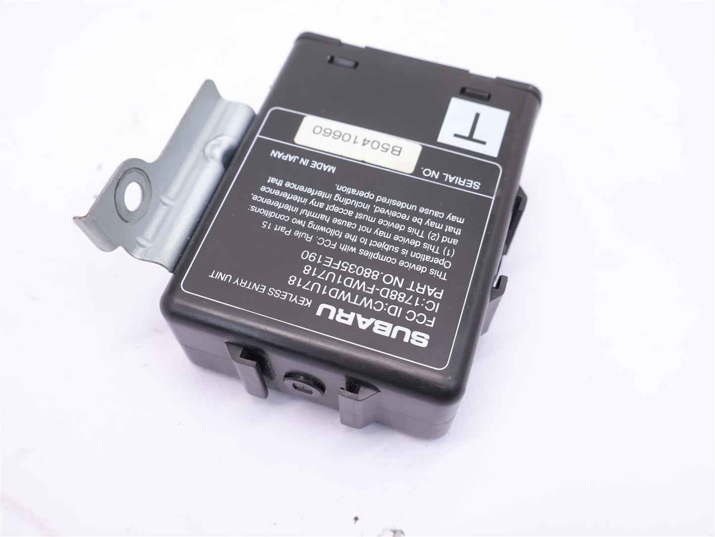 2006-2007 Subaru Impreza WRX Keyless Entry Unit Module 88035FE190 Remote 06-07