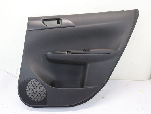 2011-2014 Subaru WRX STI Passenger Rear Door Card Panel Trim RH Right OEM 11-14