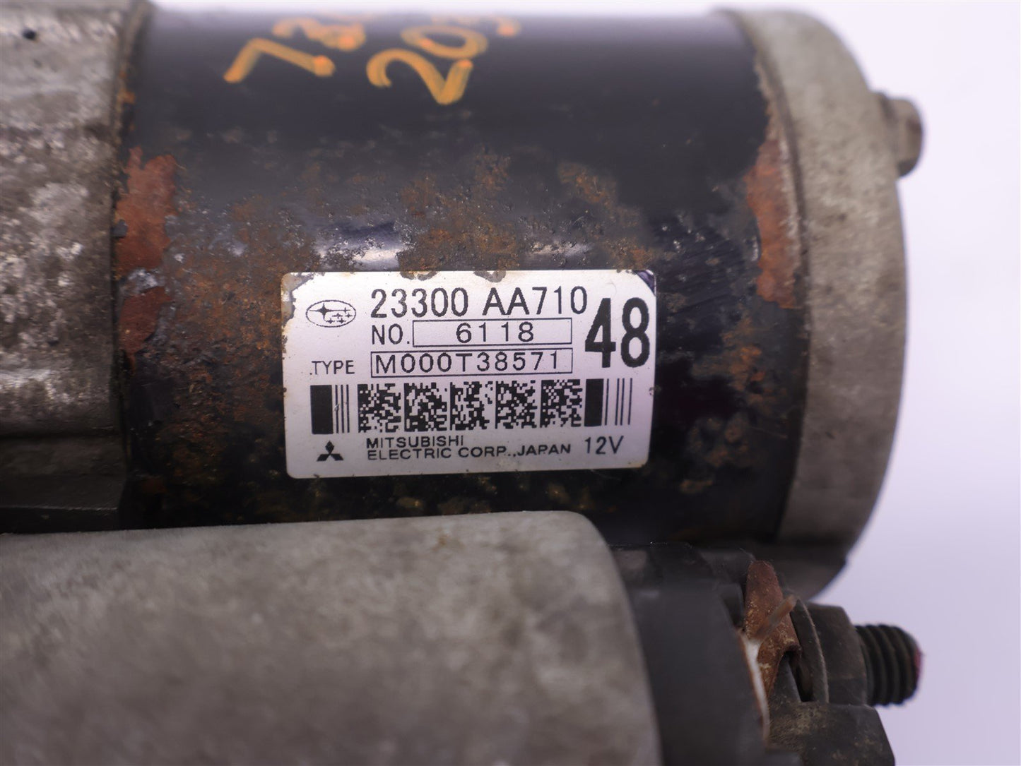 2012-2016 Subaru Impreza 2.0L Starter Motor CVT Automatic 23300AA710 OEM