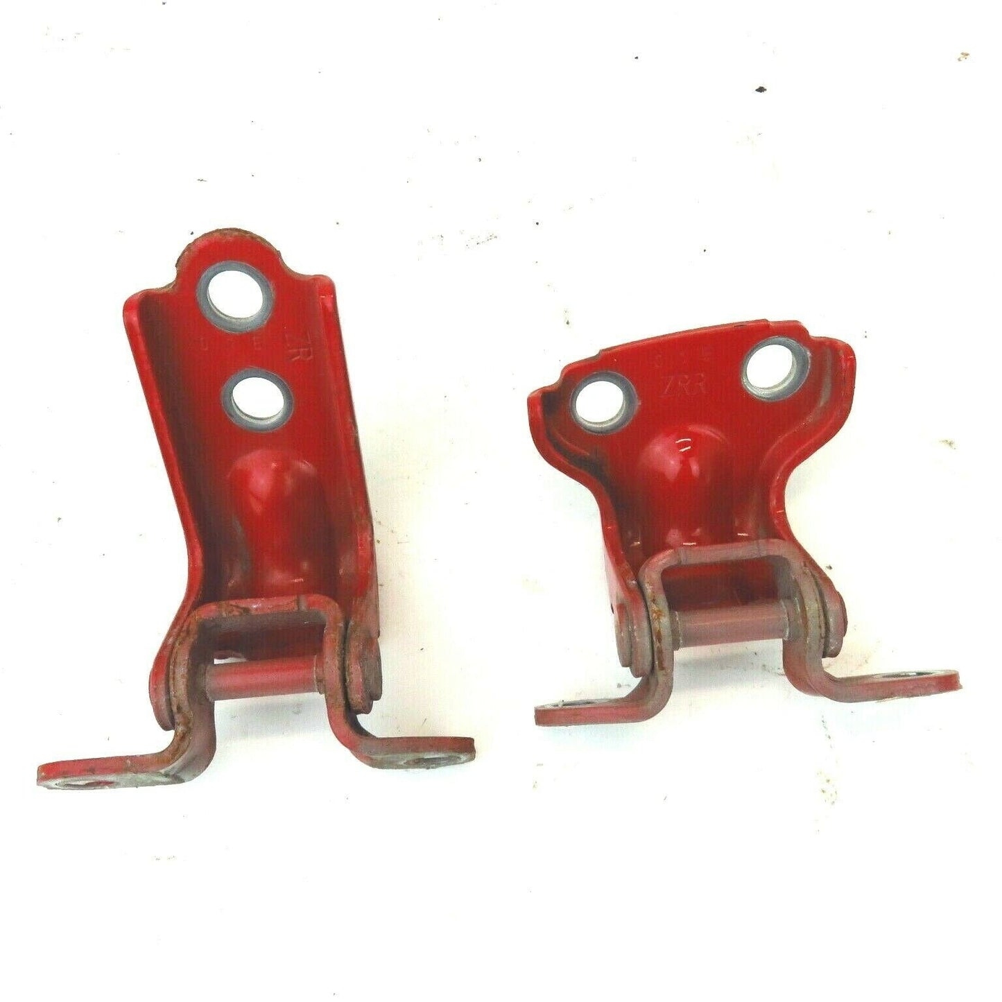 2008-2014 Subaru WRX Passenger Rear Door Hinge Side Hinges Set RH Right Red OEM