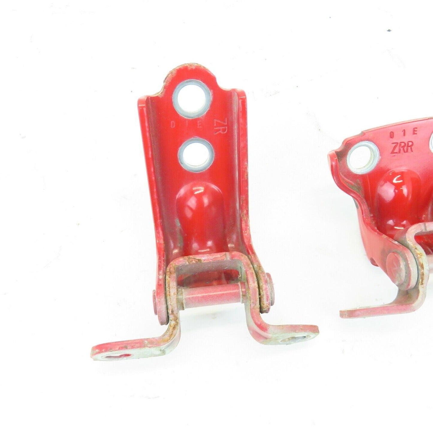 2008-2014 Subaru WRX Passenger Rear Door Hinge Side Hinges Set RH Right Red OEM