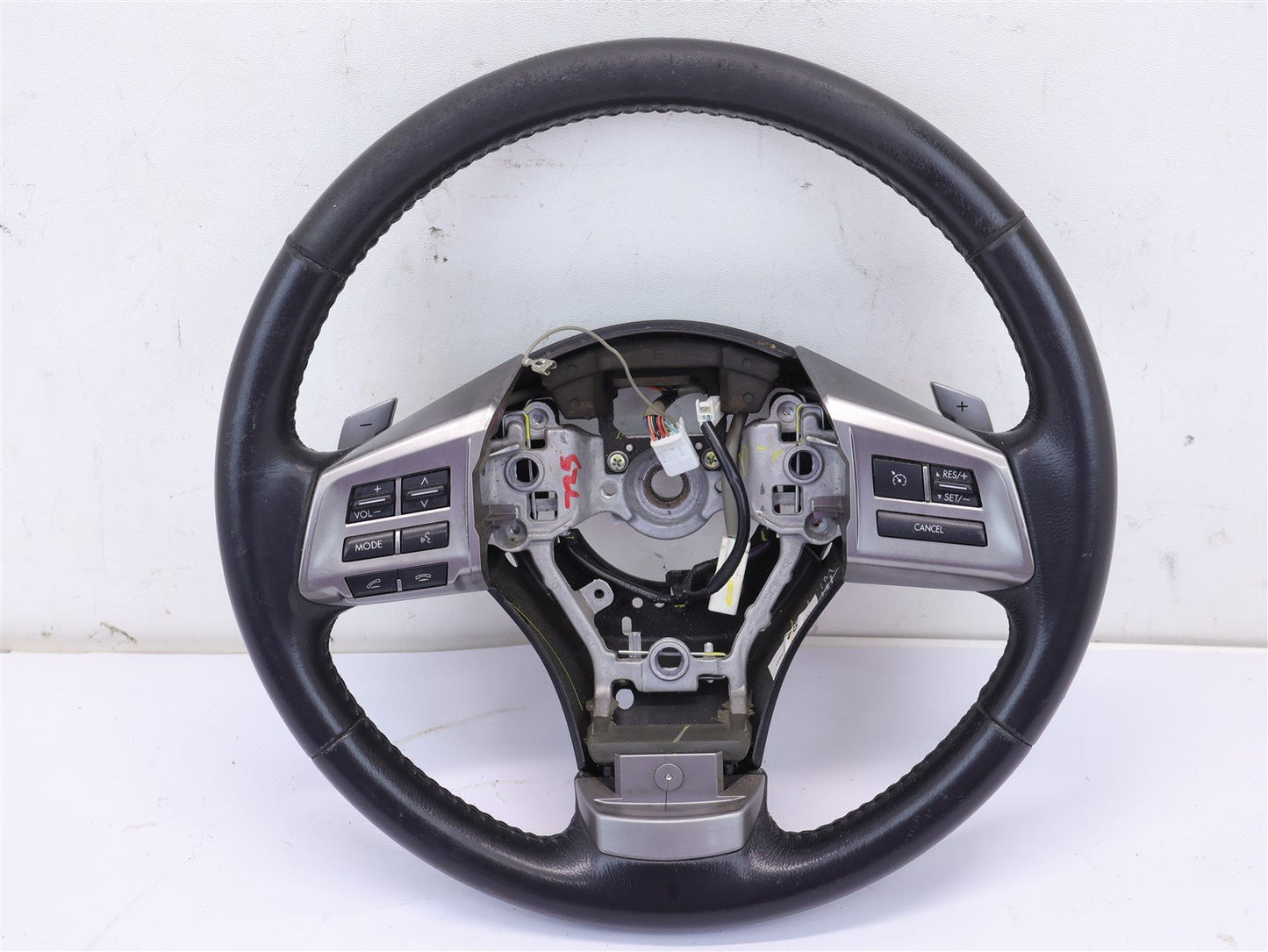 2014 Subaru Legacy Outback Driver Wheel w/ Controls Paddle Shift Leather 14 OEM