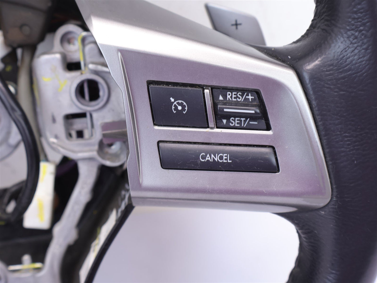 2014 Subaru Legacy Outback Driver Wheel w/ Controls Paddle Shift Leather 14 OEM