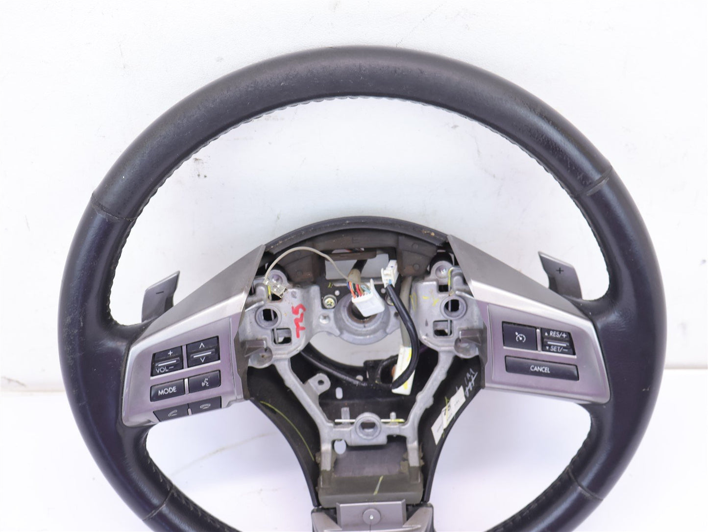2014 Subaru Legacy Outback Driver Wheel w/ Controls Paddle Shift Leather 14 OEM
