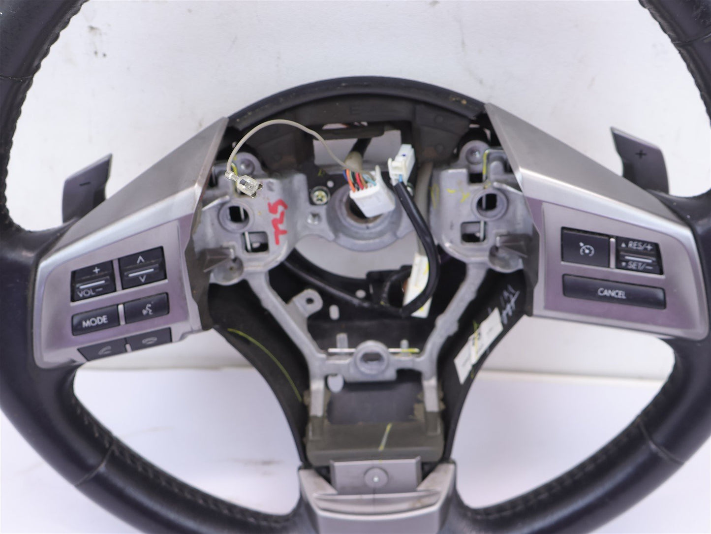 2014 Subaru Legacy Outback Driver Wheel w/ Controls Paddle Shift Leather 14 OEM