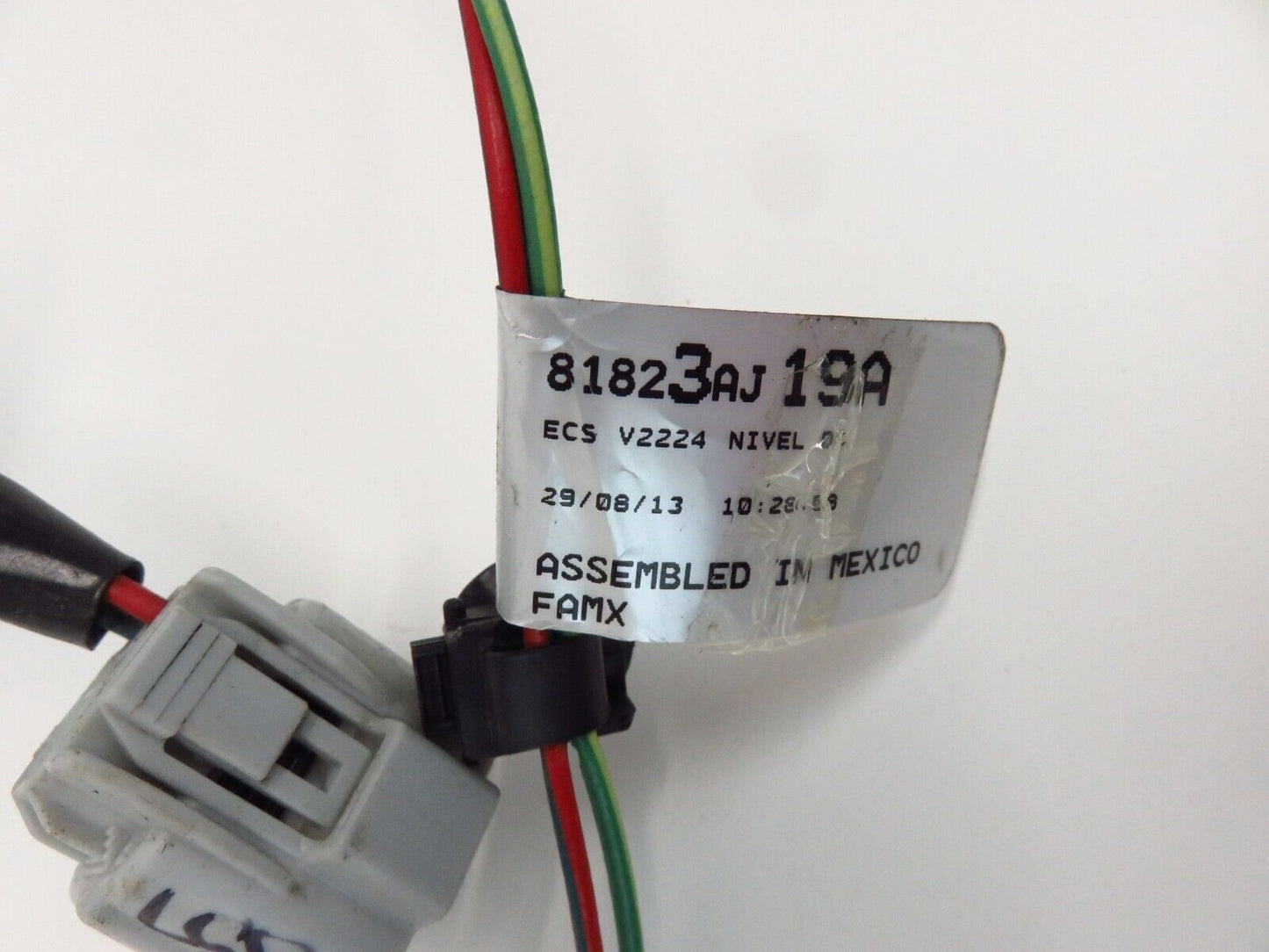 2013-2014 Subaru Outback Driver Rear Door Wiring Harness Wire 81823AJ19A Left LH