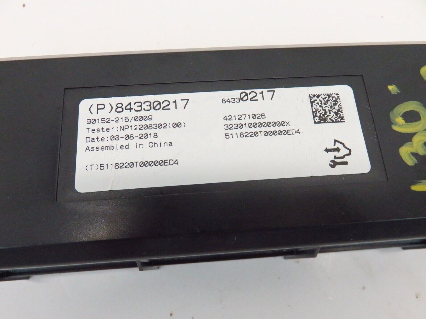 2018-2020 Buick Regal TourX Heat AC Control Module A/C Temp Control 84330217