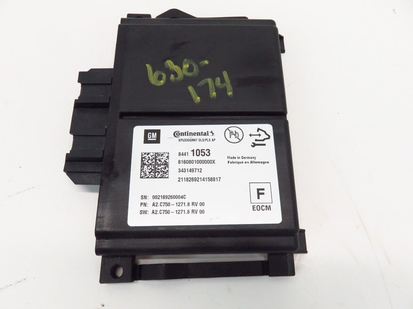 2018-2019 Buick Regal TourX Control Module 84411053 OEM 18-19